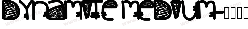 Dynamite Medium字体转换